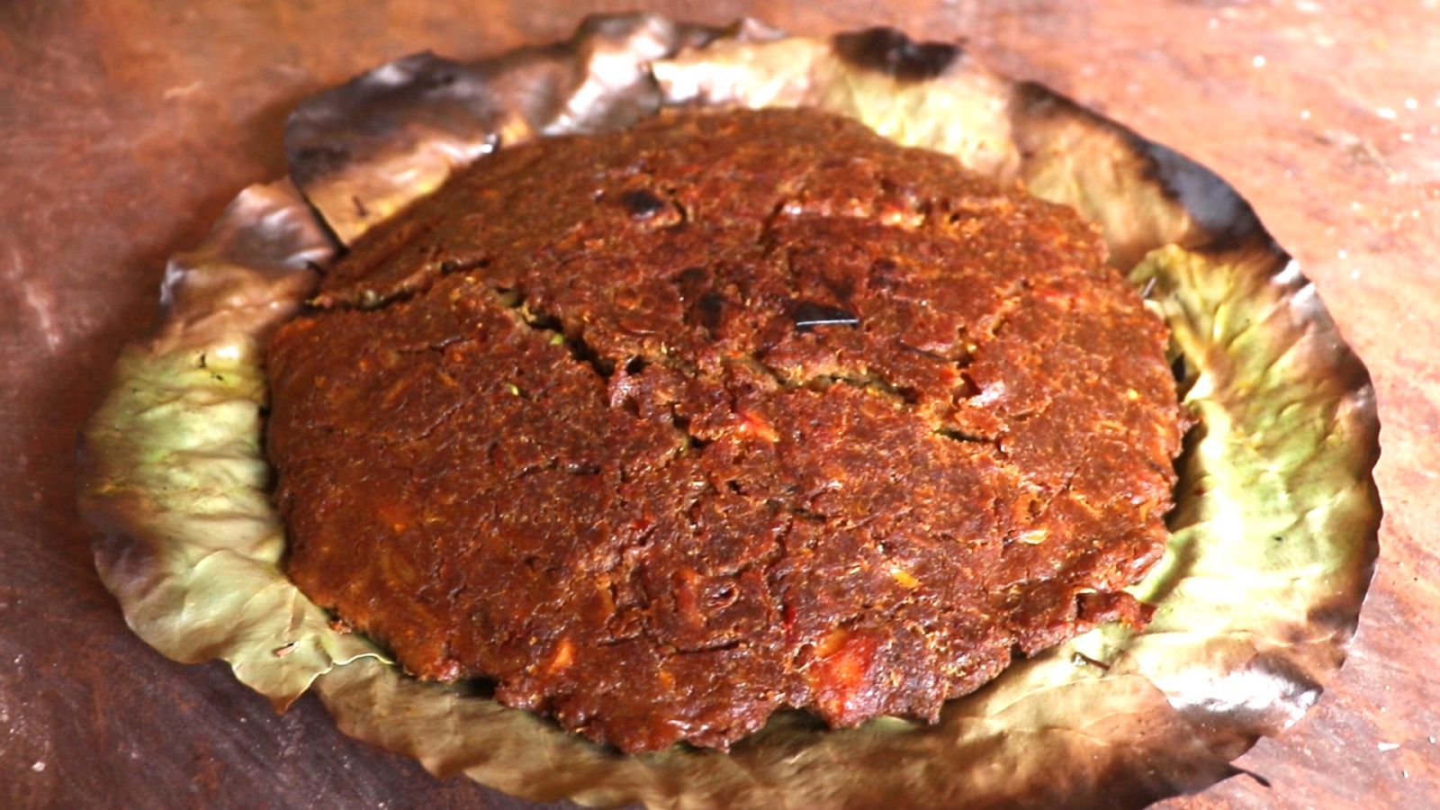 Ragi chicken pitha